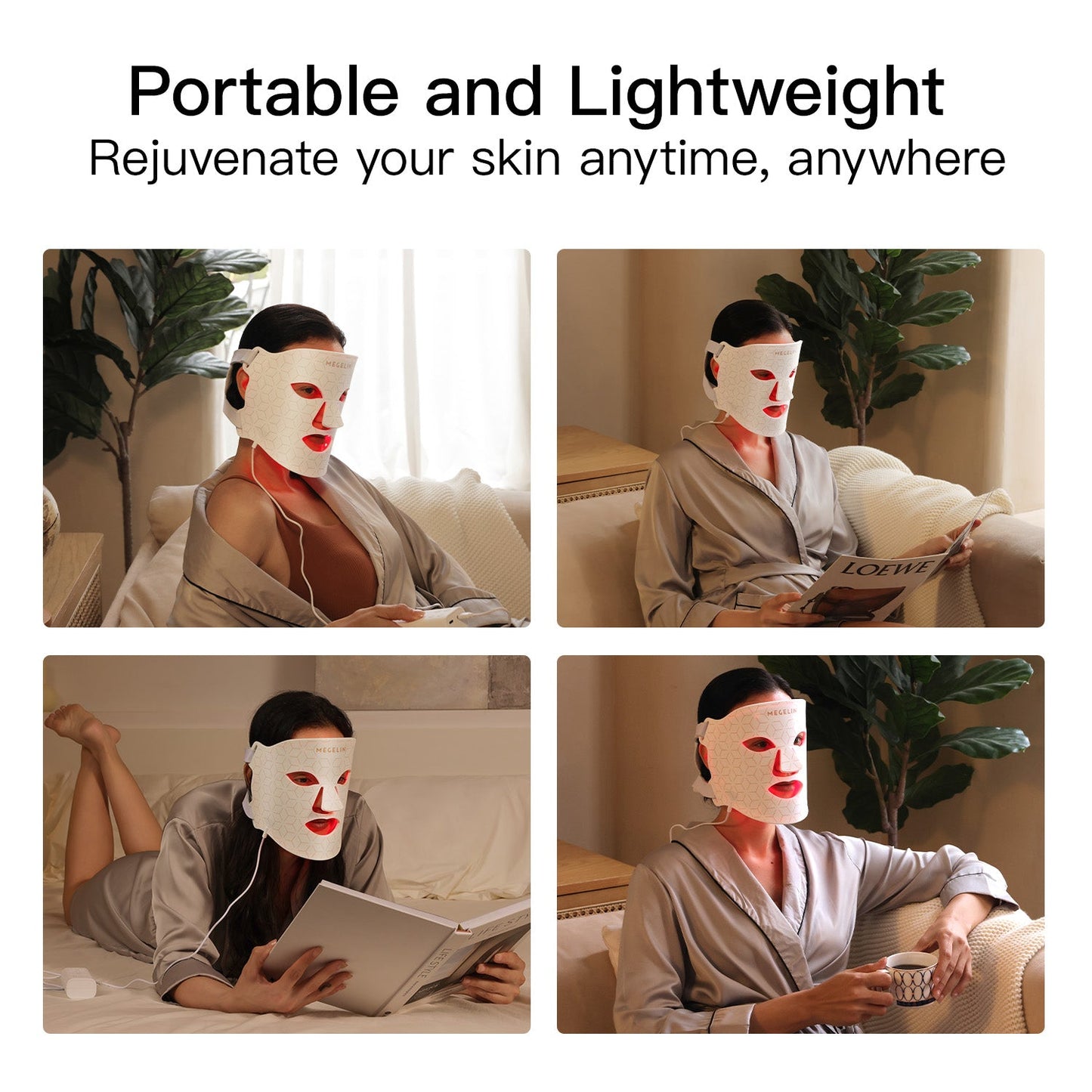 Celorena LED Red Light Therapy Face Mask
